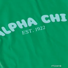 Alpha Chi Simple Bubble Letter PR T-Shirt Design