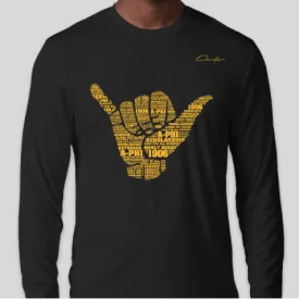 Alpha Hand Sign Long Sleeve T-Shirt