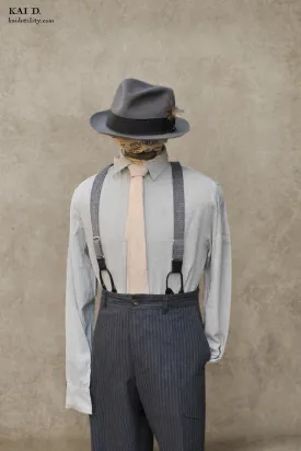 Artisan Twill Denham shirt - Pale Grey - XL
