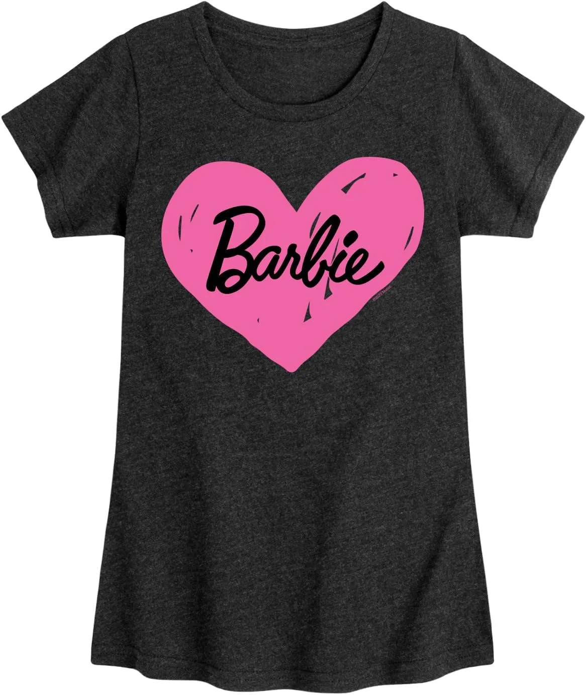 Barbie - Hand Painted Heart - Toddler and Youth Girls Raglan Graphic T-Shirt