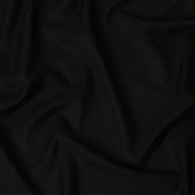 Black LOREPIANO Super 170's All Wool Suiting Fabric - Premium Exclusive, 150 cm Width, 3.5 Meters, Made in Italy-D20716