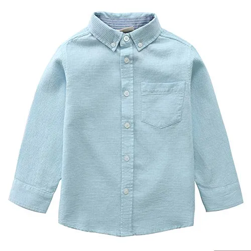 Boy Long Sleeve Sky Blue Shirt