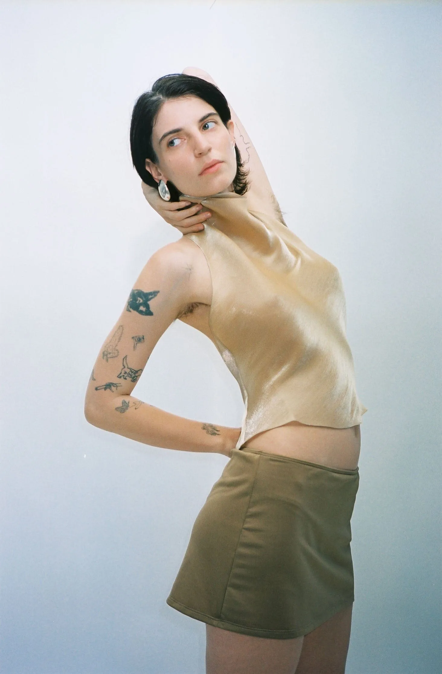 Caramel Low Halter Top