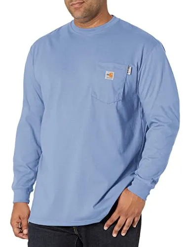 Carhartt 100235 Men's Flame Resistant Force Loose Fit Midweight Long-Sleeve Pocket T-Shirt