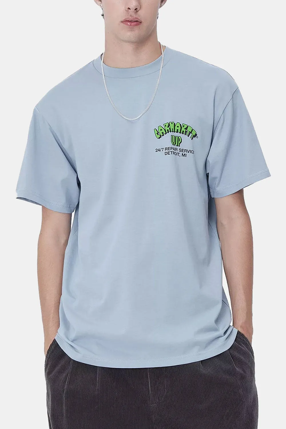 Carhartt WIP Short Sleeve Super Tired T-Shirt (Dusty Ice)