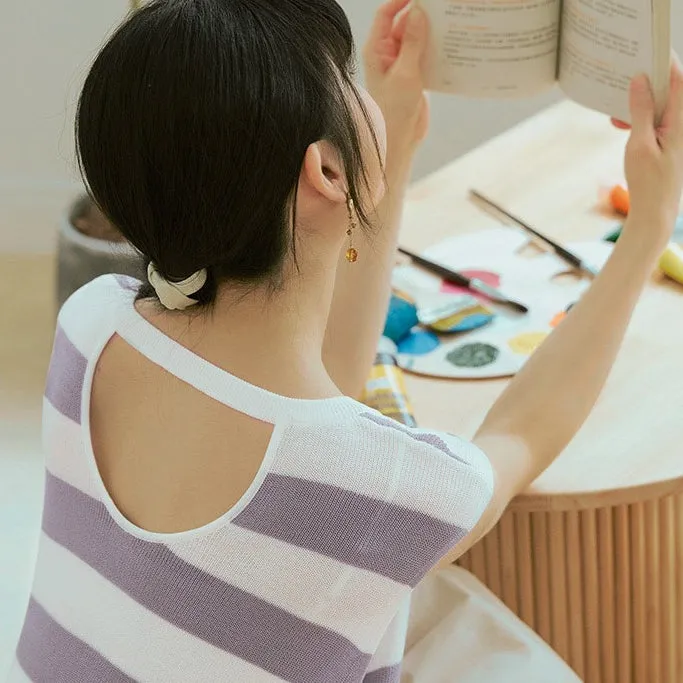 Casual Cooling Colorblock Knit Sleeveless Vest Top