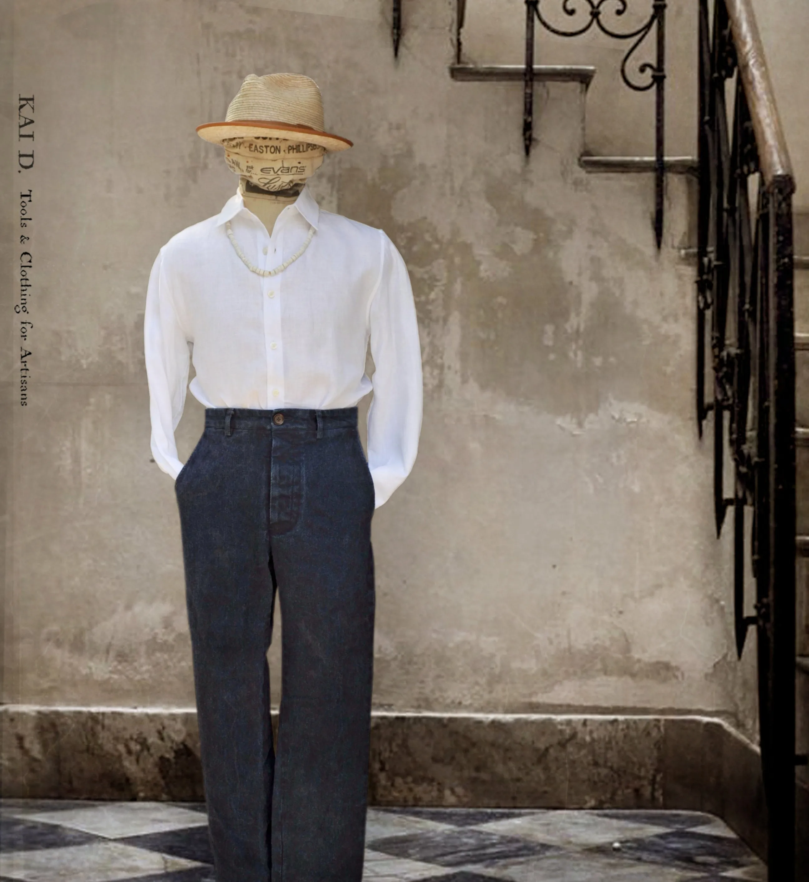 Delancey Shirt - Belgian Linen - Pure White - S, M, L, XL, XXL