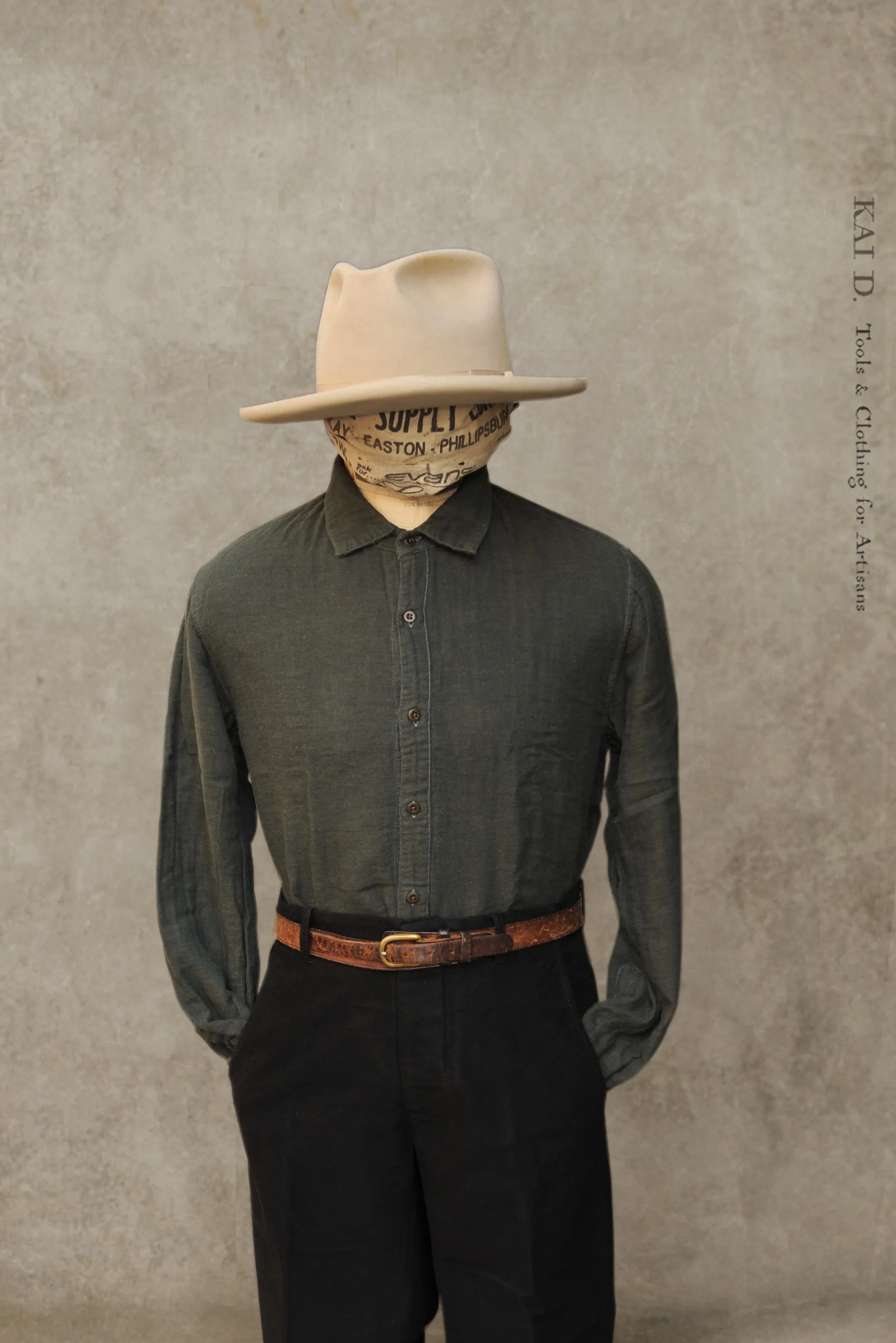 Delancey Shirt - Garment Dyed Double Gauze  - S (NO RETURN)