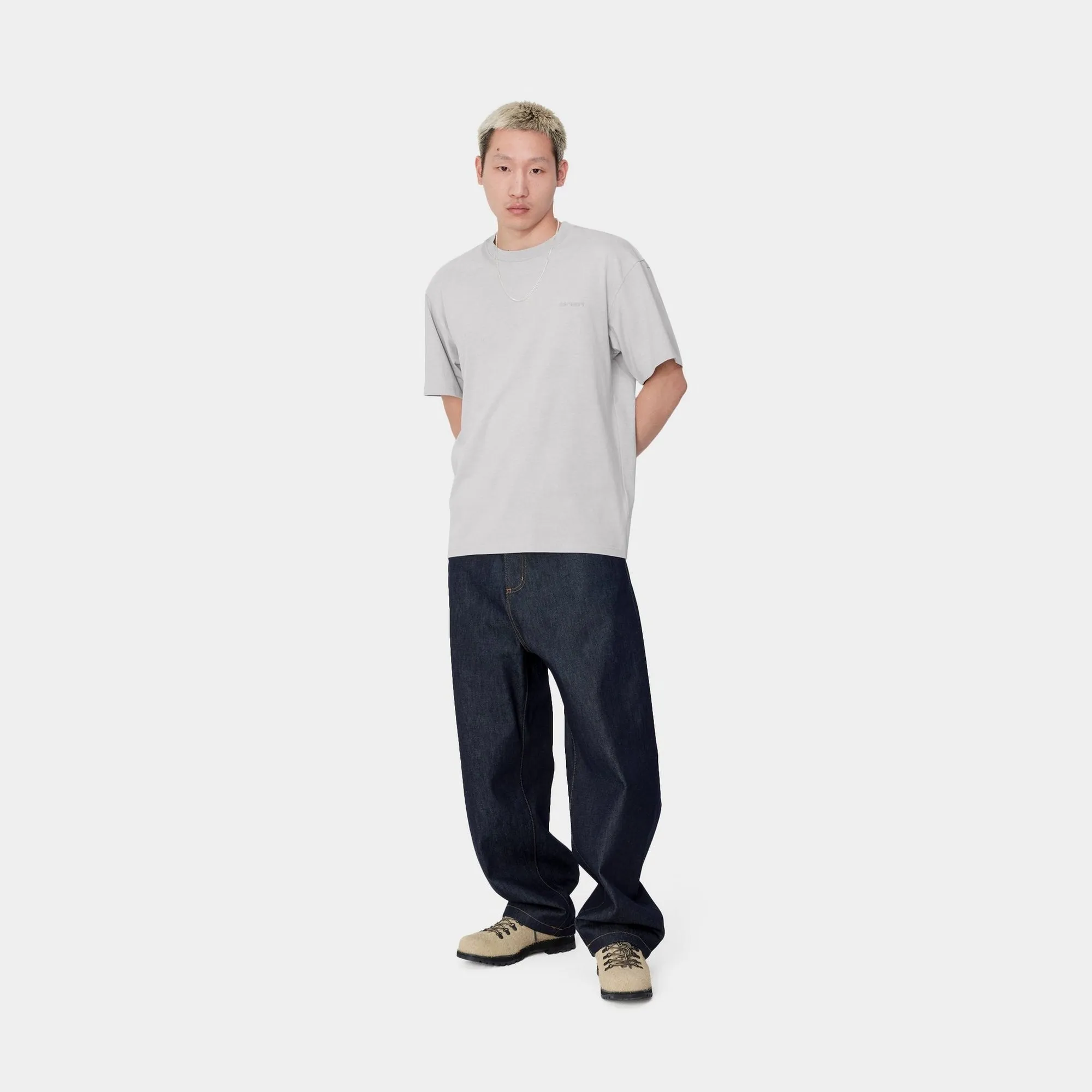 Duster Script T-Shirt | Basalt