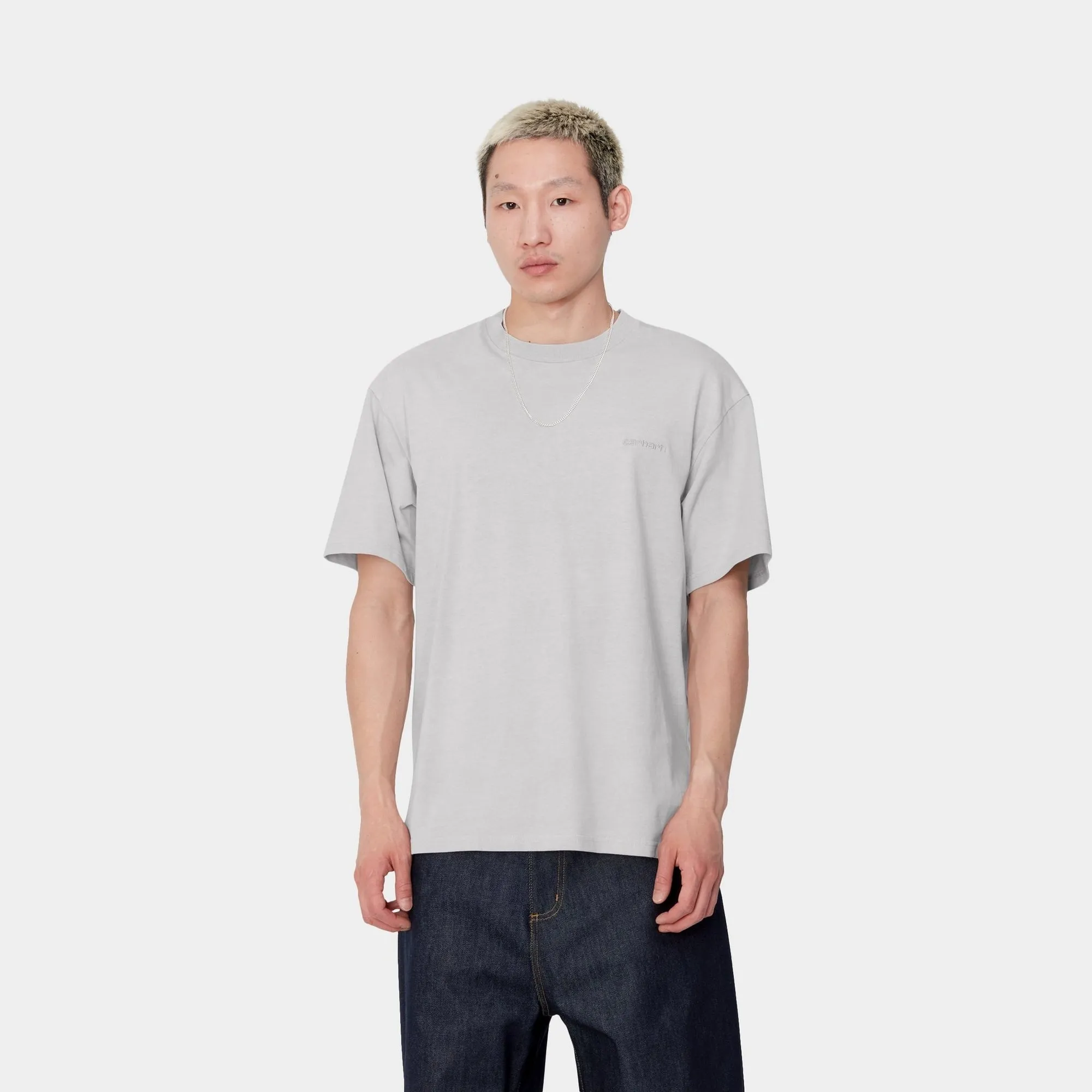 Duster Script T-Shirt | Basalt