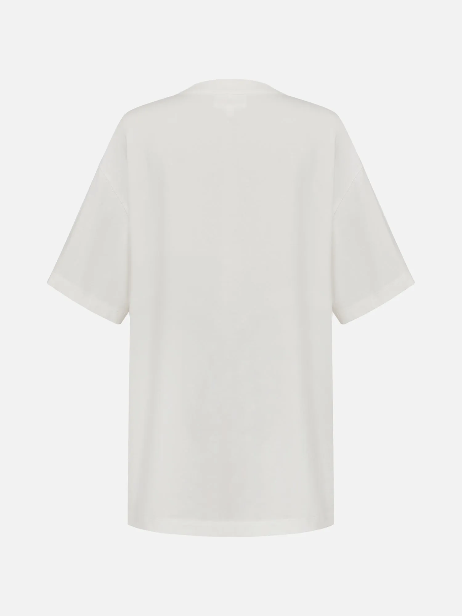 EP YAYING White Loose Short-sleeve T-shirt