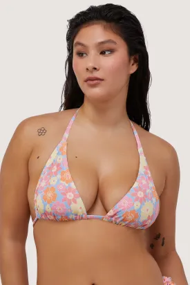 Floral Triangle Bikini Top Fuller Bust Exclusive