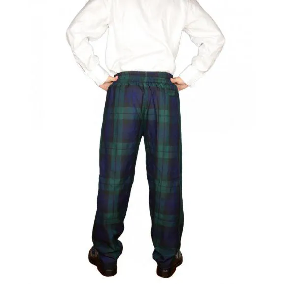 Gent's Donnellis - Tartan Trousers Black Watch