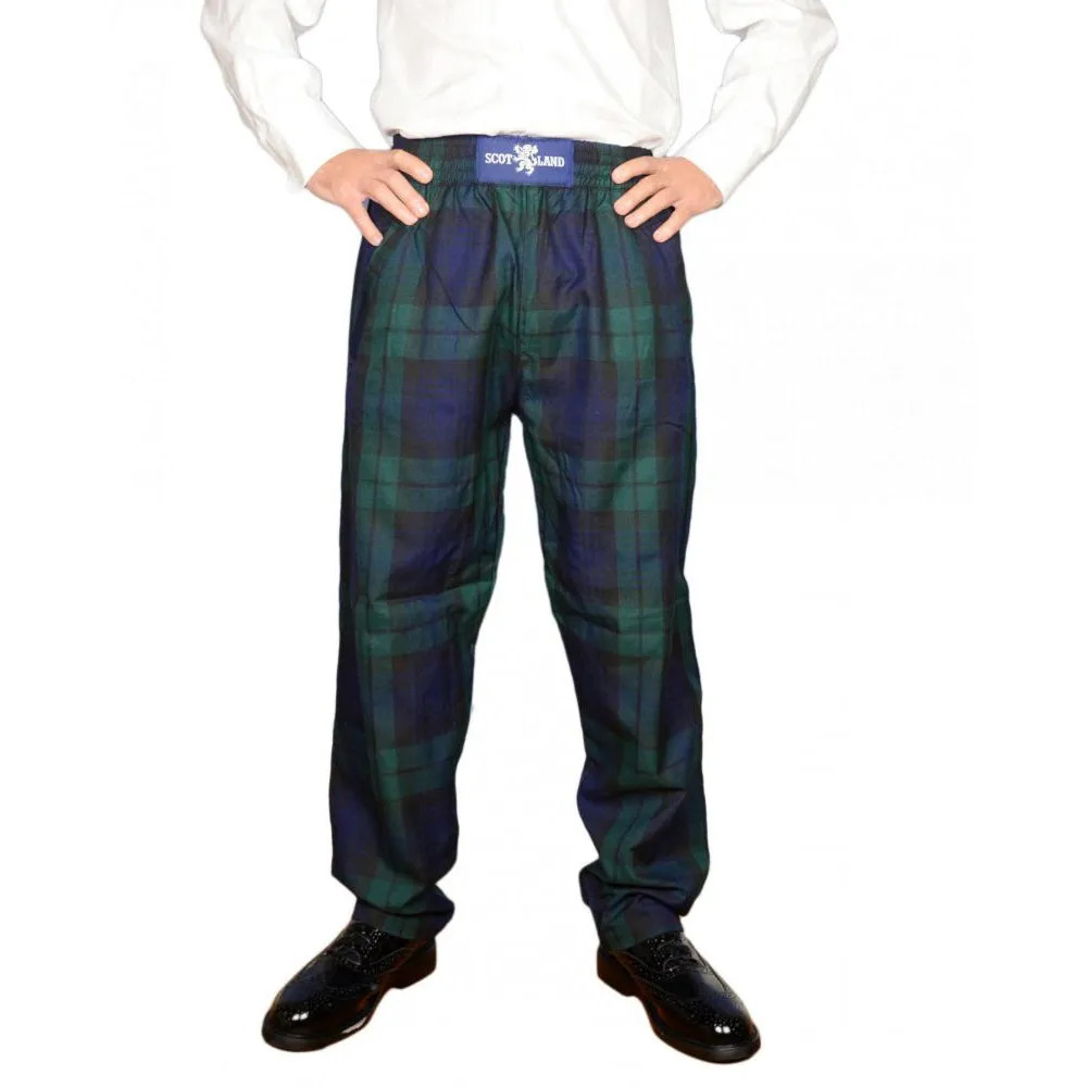 Gent's Donnellis - Tartan Trousers Black Watch
