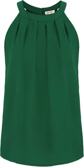 GRACE KARIN Sequin Halter Tops for Women Sleeveless Dressy Sparkle Tank Camisole Tops Party Club Cocktail Vest Shirt