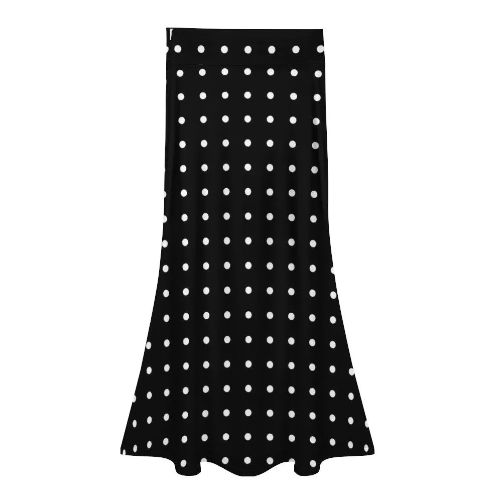 High Waisted Fishtail Skirt High waisted long skirt