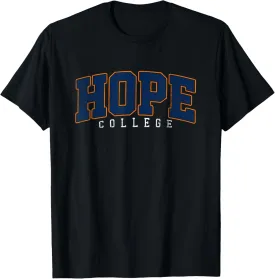 Hope Arch Vintage College Athletic Sports Design Tee T-Shirt