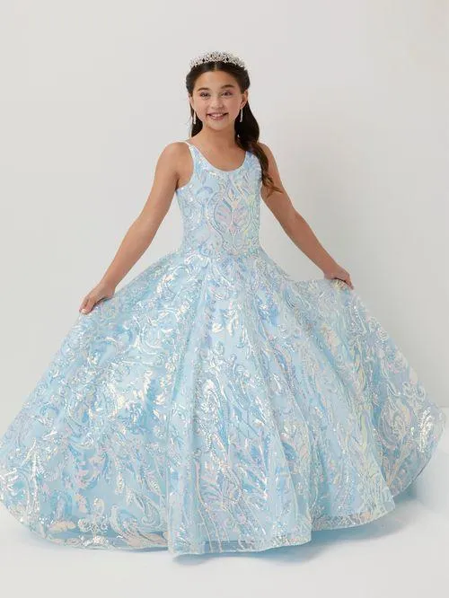 Iridescent A line Ballgown | Tiffany