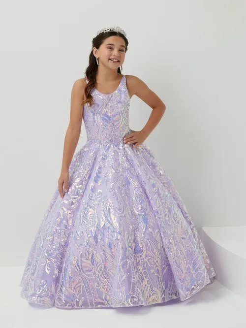 Iridescent A line Ballgown | Tiffany