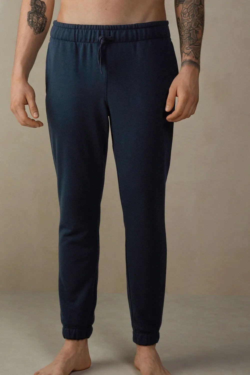 Loose trousers Intimissimi, dark blue