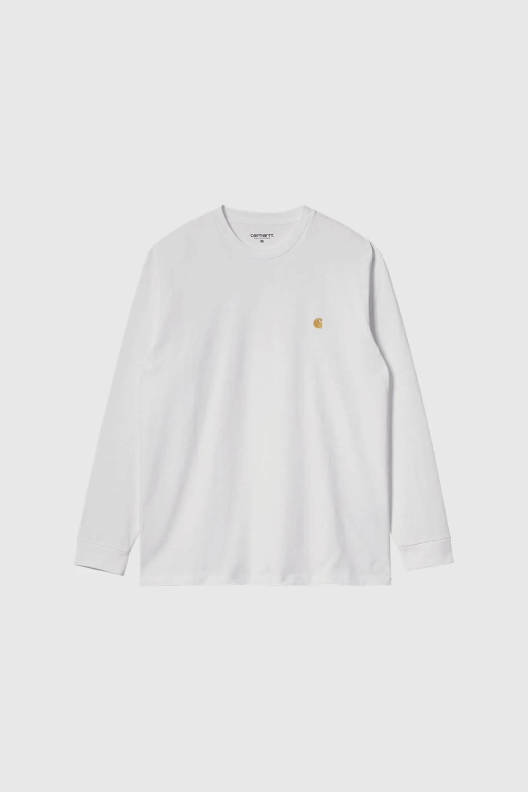 L/S Chase T-Shirt - White / Gold