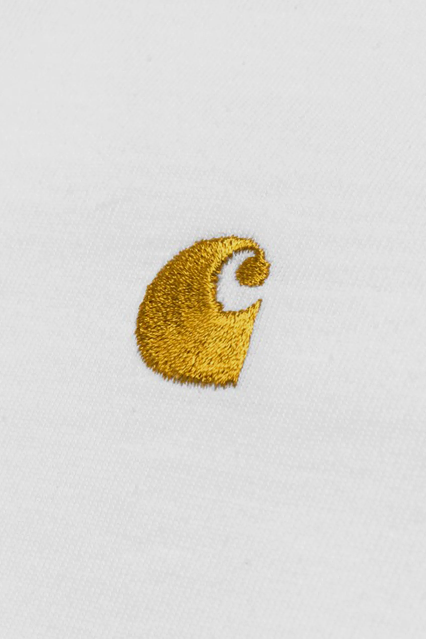 L/S Chase T-Shirt - White / Gold