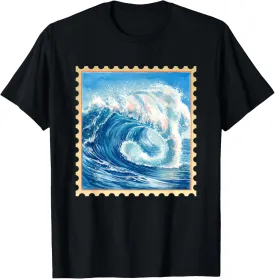Majestic Ocean Waves Captivating View T-Shirt