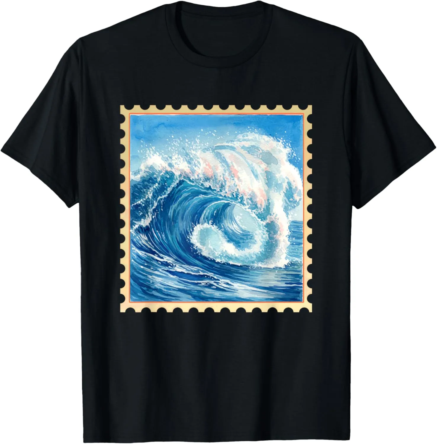 Majestic Ocean Waves Captivating View T-Shirt