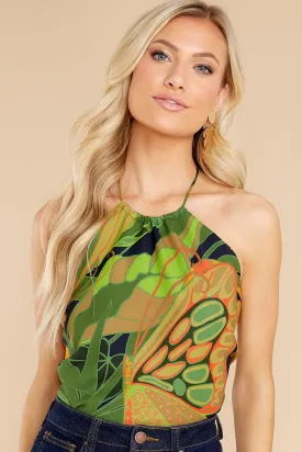 Navy Tulum Halter Top