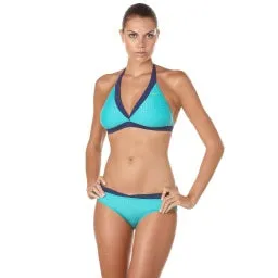 NIKE SWIM Overexposed Ombre Reversible Halter Bra Top