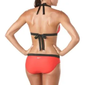 NIKE SWIM Overexposed Ombre Reversible Halter Bra Top