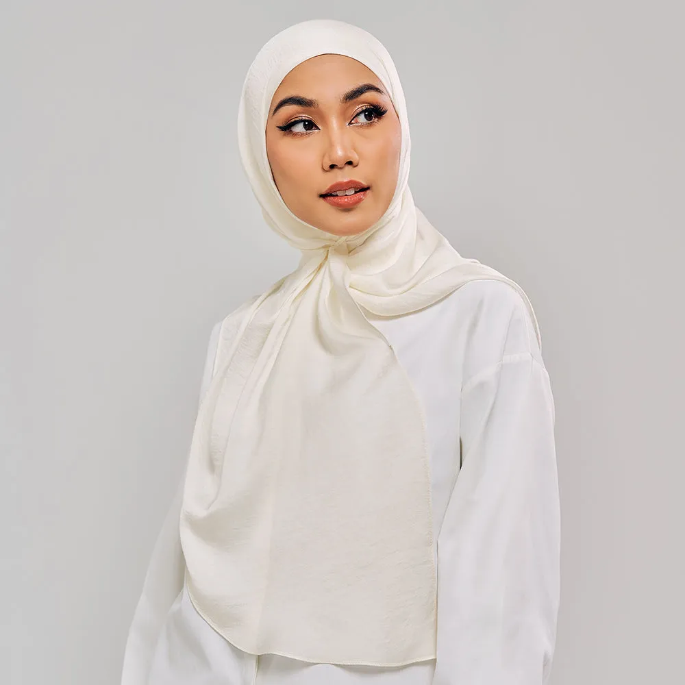 Niya Satin in White
