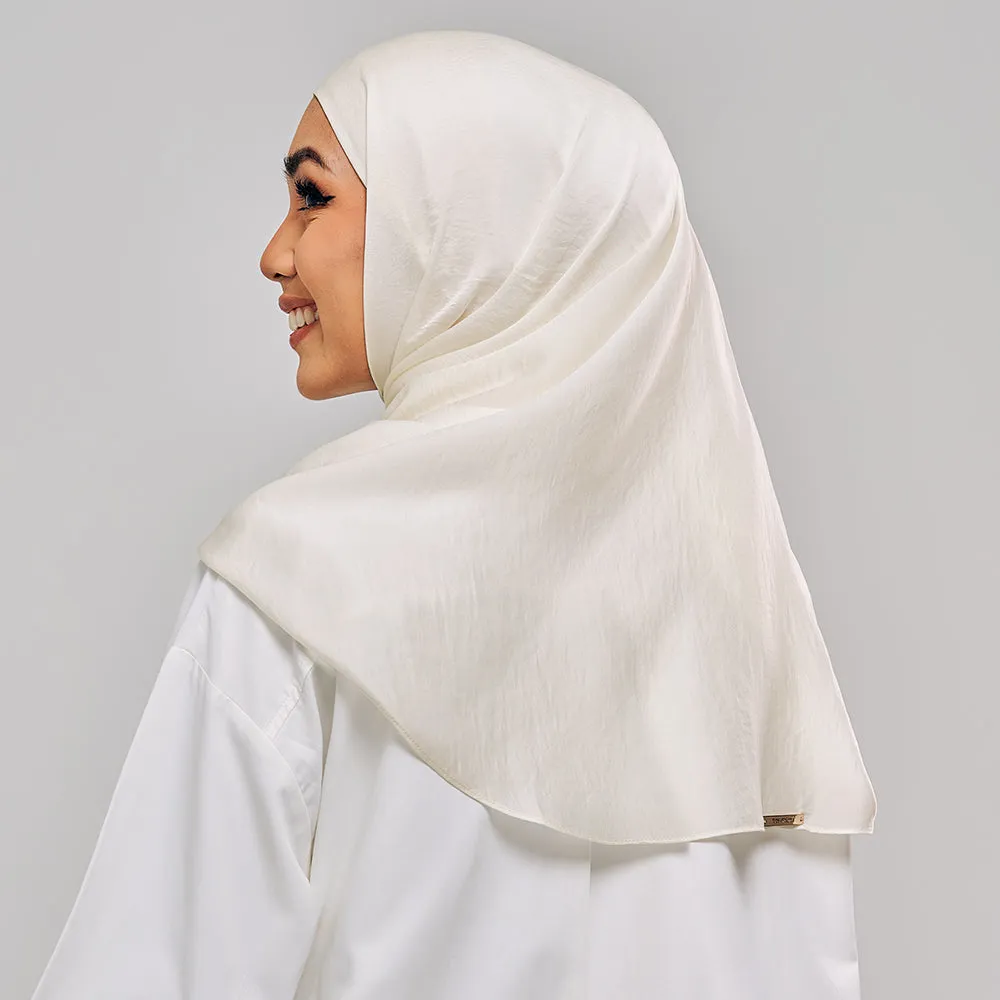 Niya Satin in White