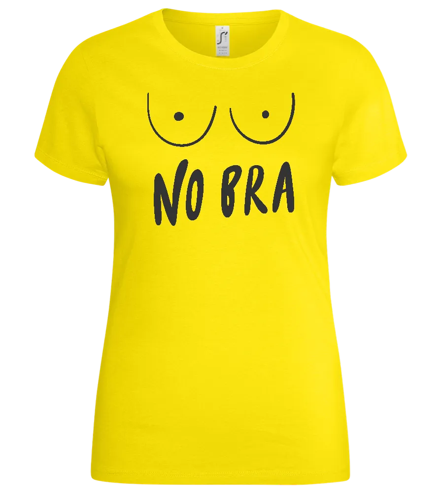 No Bra Design - Basic women's t-shirt