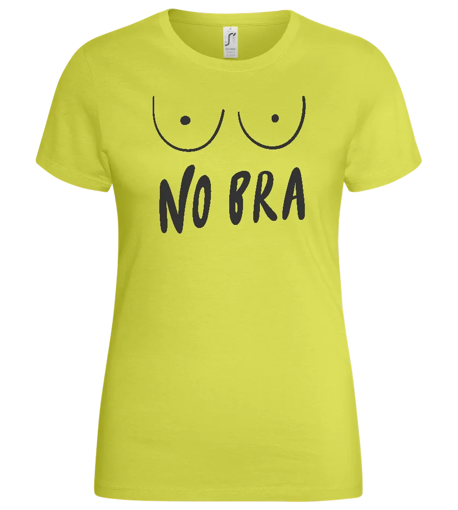 No Bra Design - Basic women's t-shirt