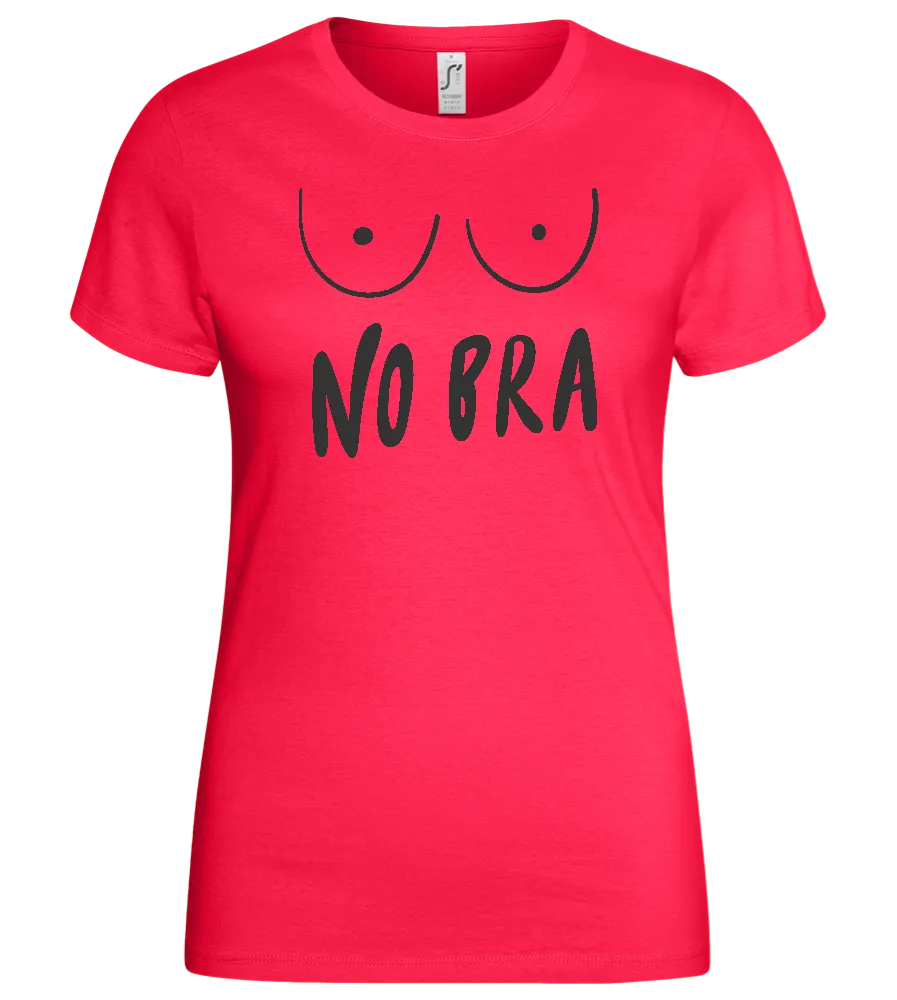No Bra Design - Basic women's t-shirt
