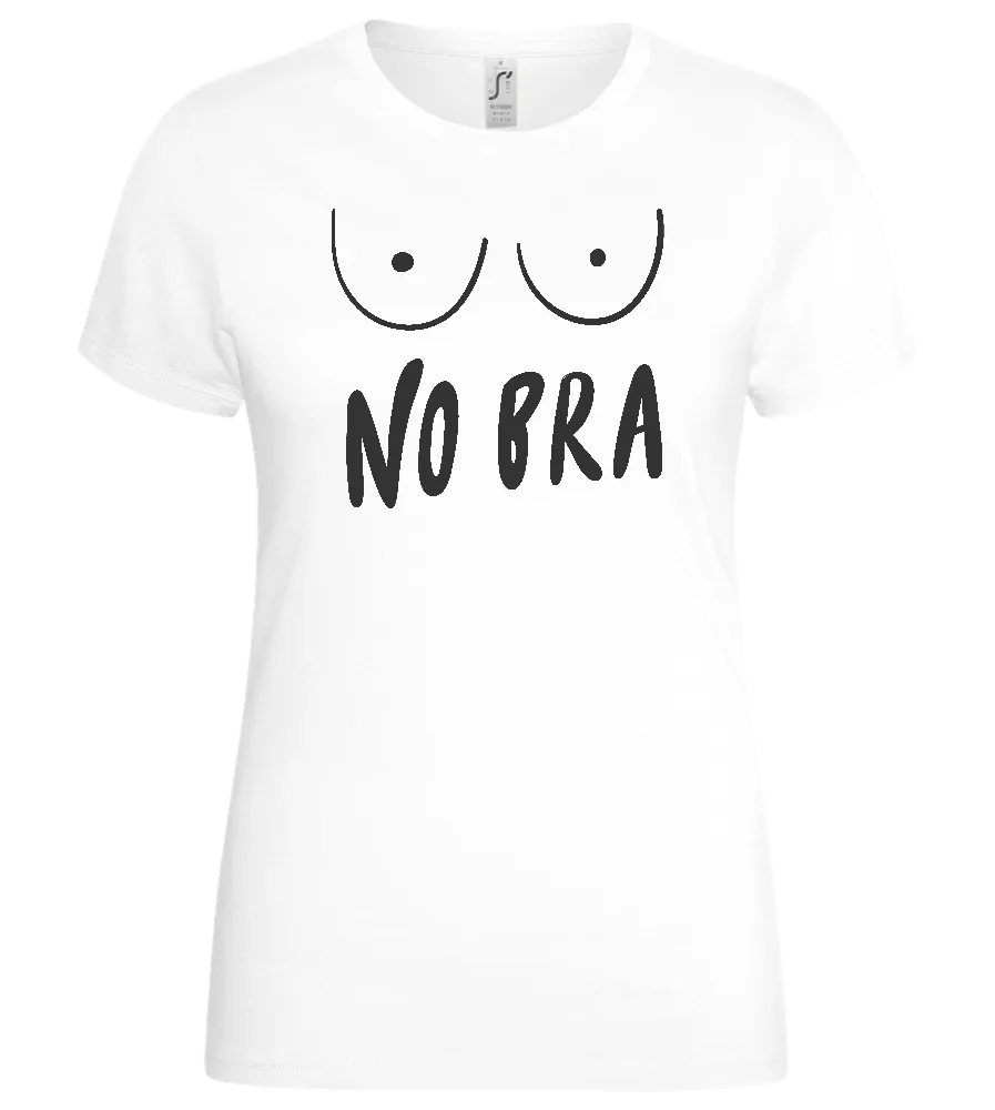 No Bra Design - Basic women's t-shirt