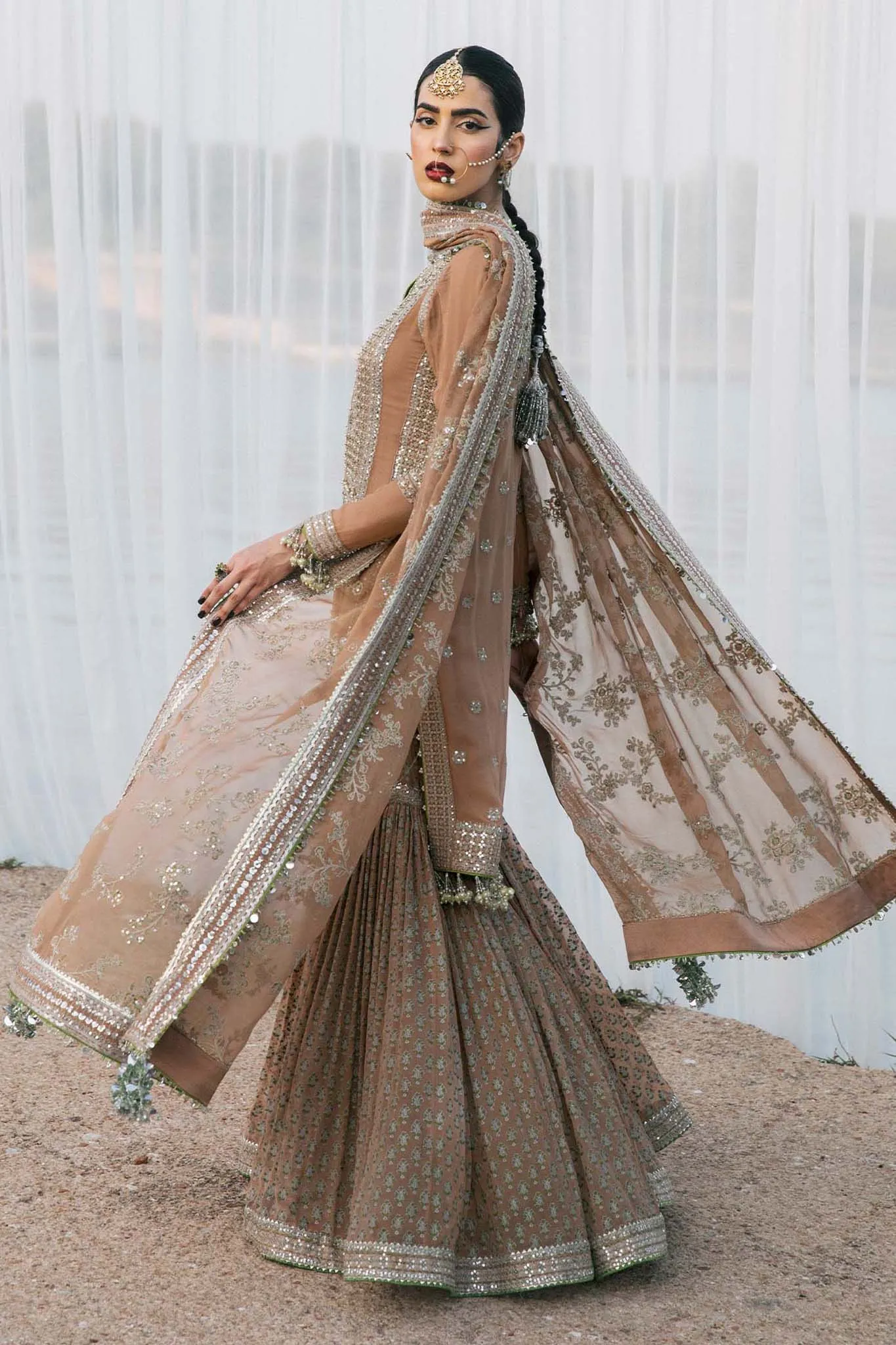 Paar by Hussain Rehar Unstitched 3 Piece Luxury Festive Collection'2022-Aabroo