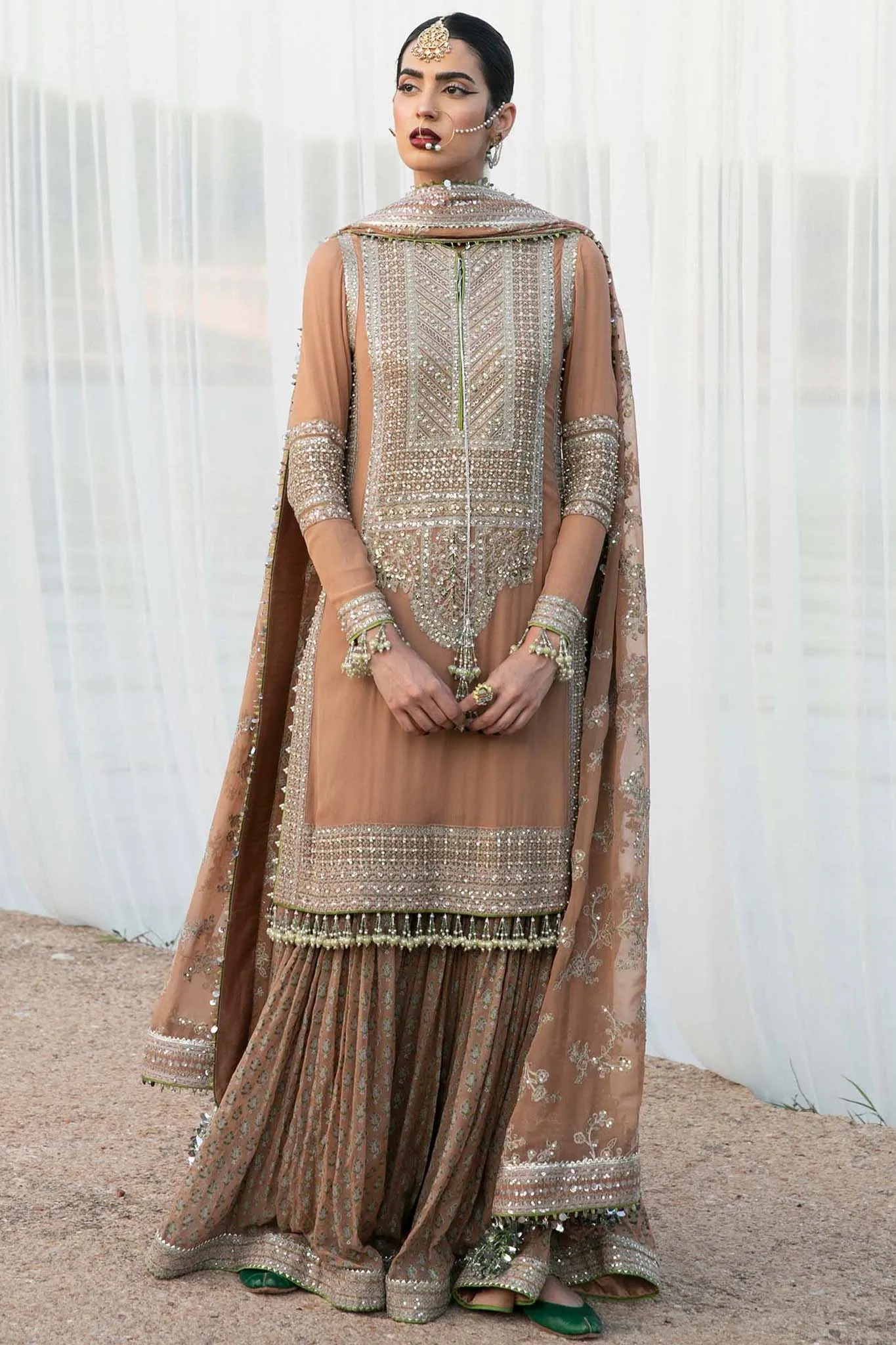 Paar by Hussain Rehar Unstitched 3 Piece Luxury Festive Collection'2022-Aabroo