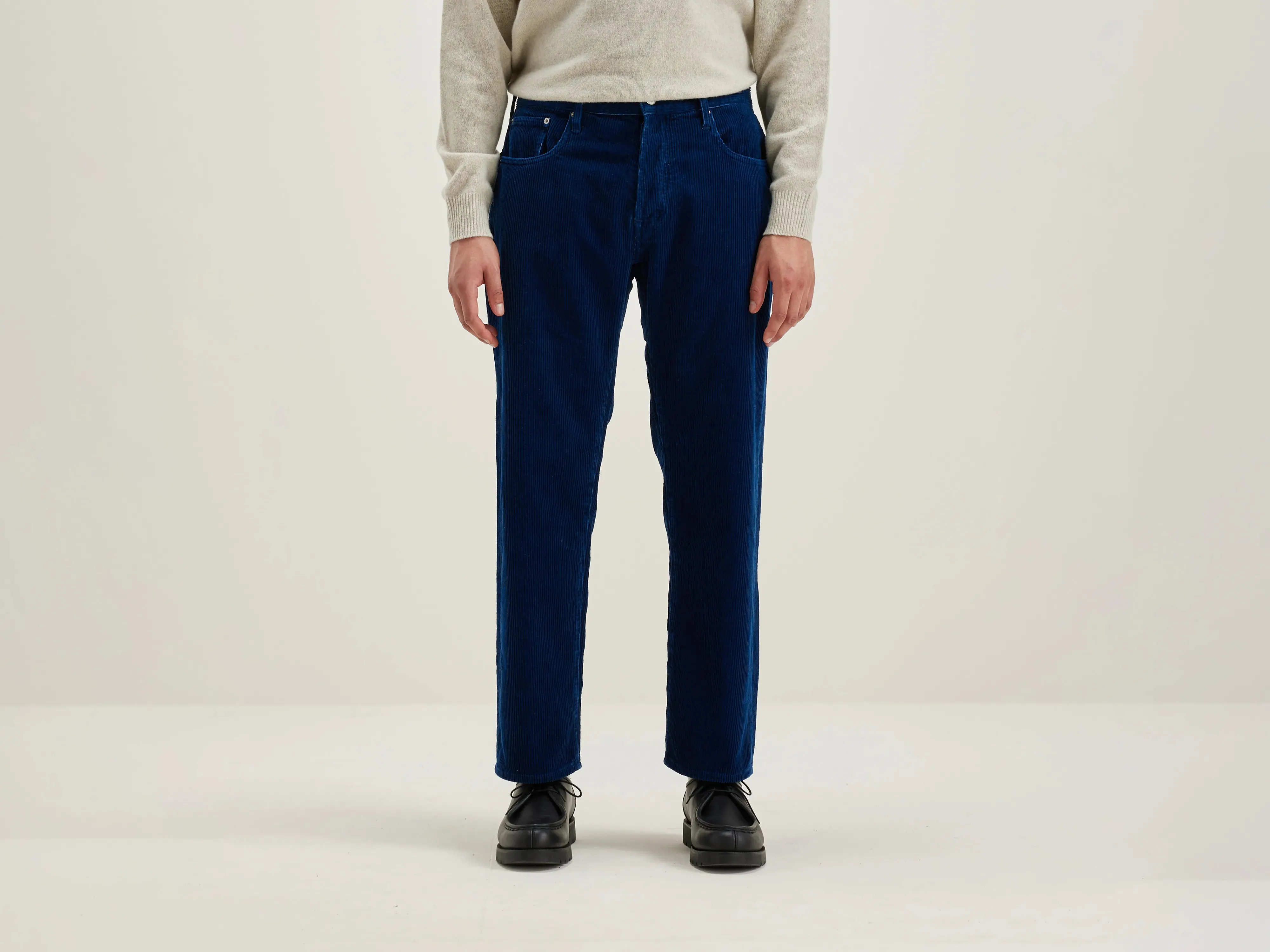 Percy dad-style trousers (242 / M / INDIGO)