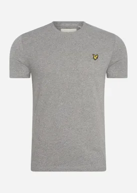 Plain t-shirt - mid grey marl