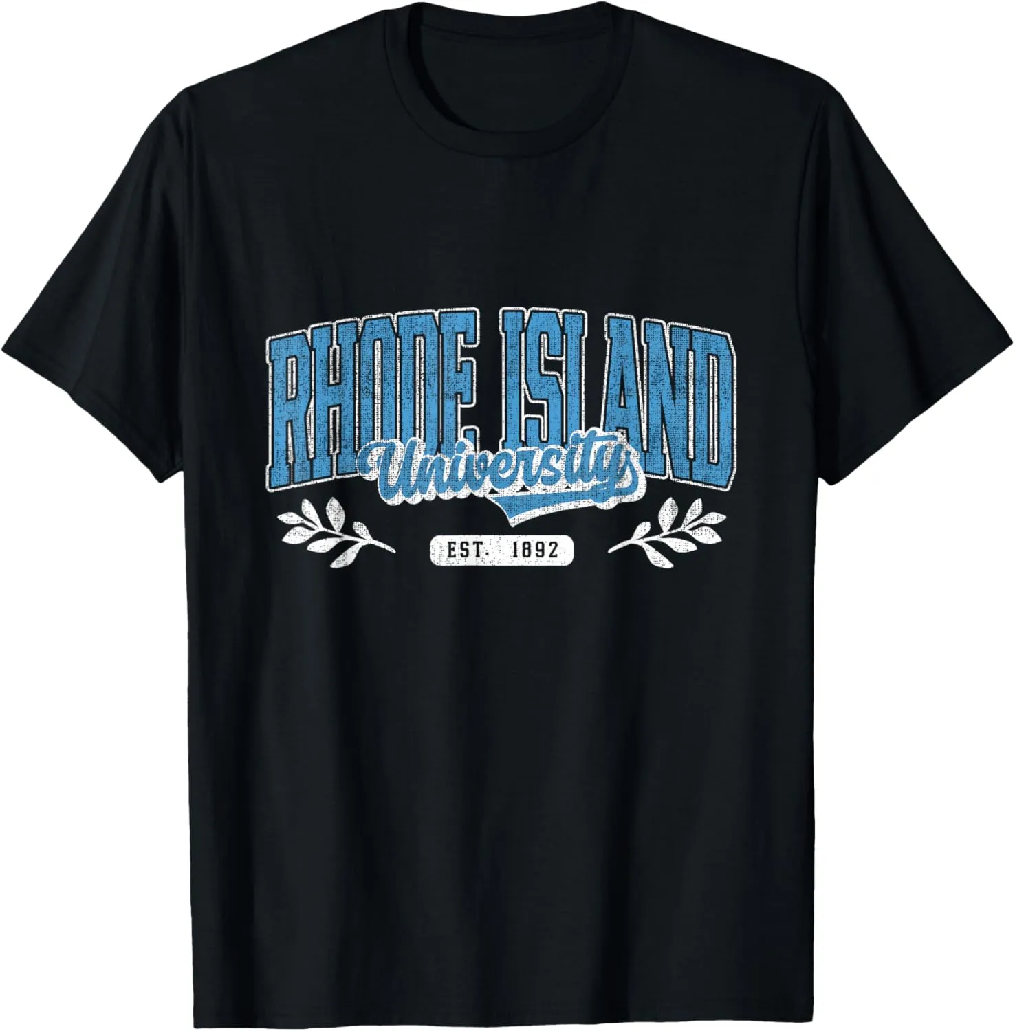 Rhode Island Retro University Design for Men Women T-Shirt
