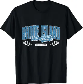 Rhode Island Retro University Design for Men Women T-Shirt