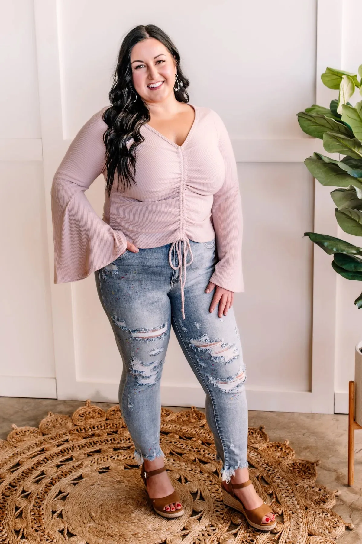 Sadia Paint Splatter Jeans
