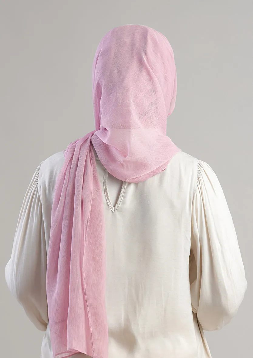 Soft Pink Instant Hijab With Inner