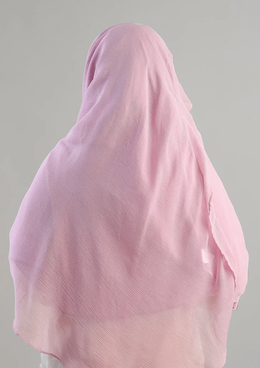 Soft Pink Instant Hijab With Inner