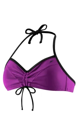 SPEEDO Solid Halter Bikini Top (L Only)