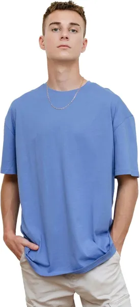 T-TAM Unisex Oversized T-Shirt for Women & Men - 100% Soft Cotton Crew Neck Short Sleeve - Basic Tee Shirt