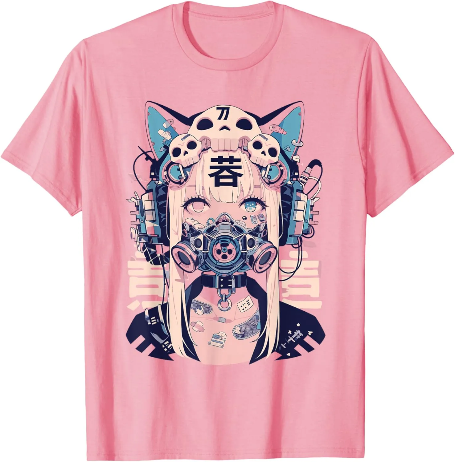 Techwear Harajuku Cat Girl T-Shirt