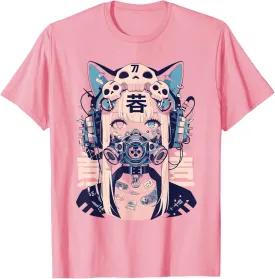 Techwear Harajuku Cat Girl T-Shirt